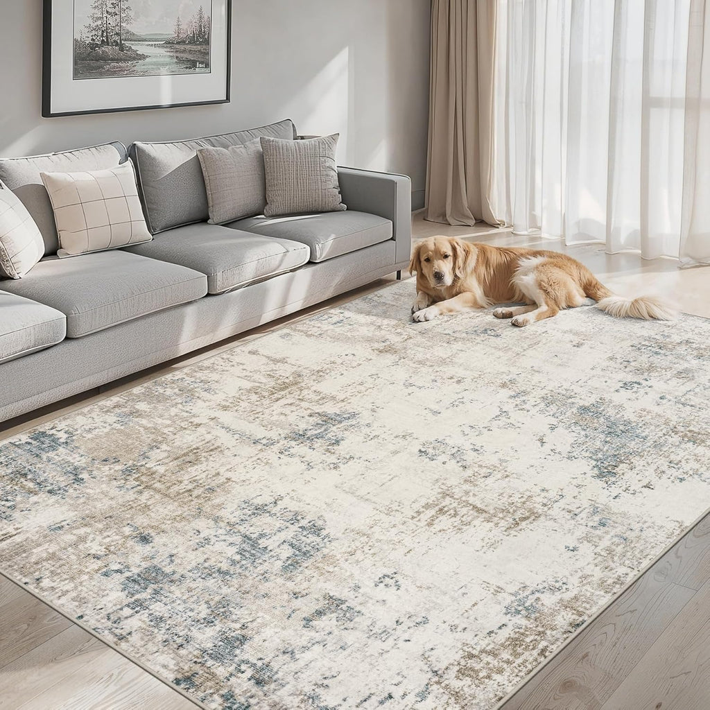 Abstract Multi-Color Area Rug